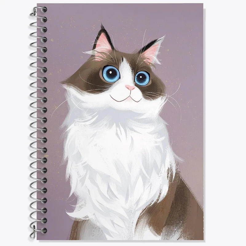 دفتر لغت 50 برگ خندالو مدل گربه کد 28227