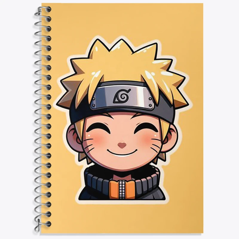 دفتر نت موسیقی 50 برگ خندالو طرح انیمه ناروتو (Naruto) کد N1875