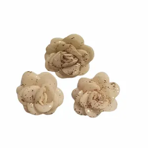 گیره مو دخترانه مدل رز تمام اکریلی بسته 3 عددی