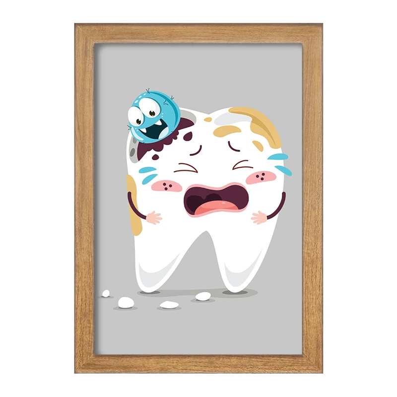 تابلو خندالو مدل دندان و دندان پزشکی کودکانه کد 36750