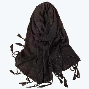 شال زنانه مدل نخی پلیسه کد a398