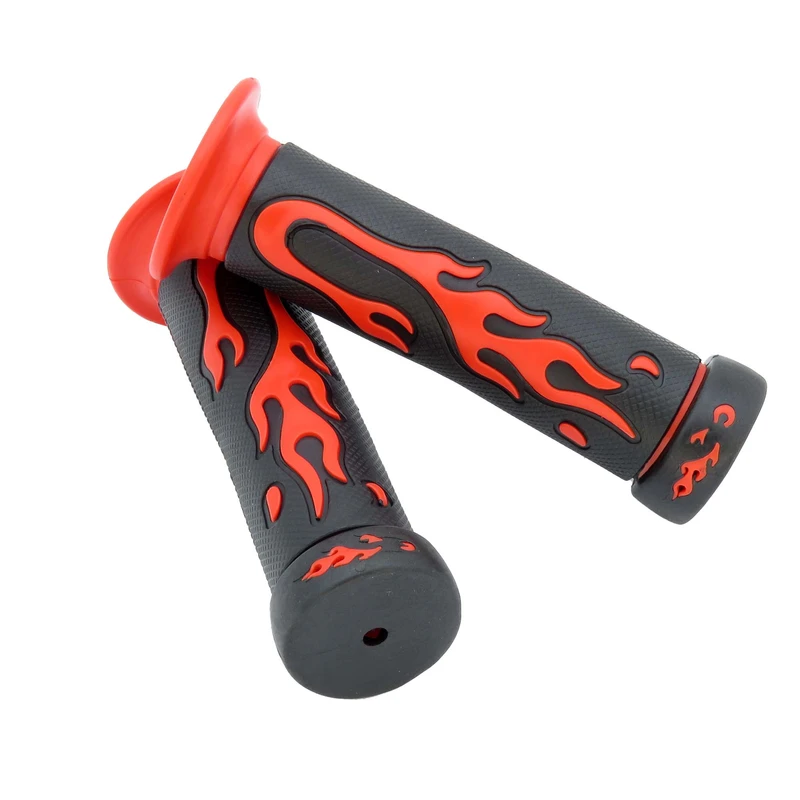 عکس شماره 2 : گریپ دسته دوچرخه مدل آتشی کد 1449 بسته 2 عددی