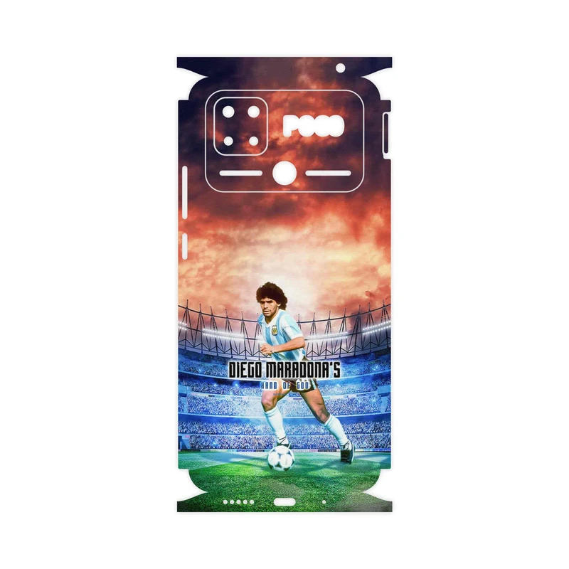 برچسب پوششی ماهوت مدل Diego Maradona-FullSkin مناسب برای گوشی موبایل شیائومی Poco C40