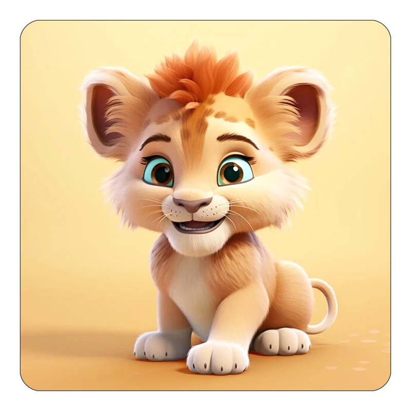 مگنت کاکتی طرح حیوانات کارتونی مدل mp27287