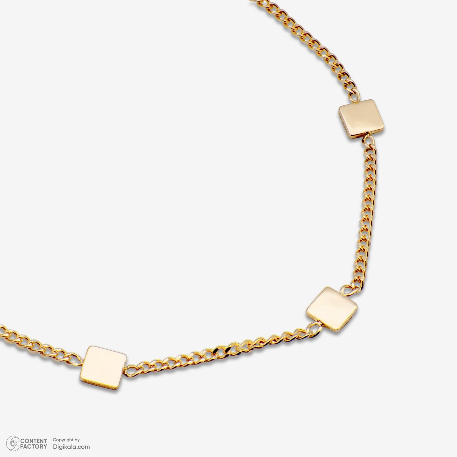 دستبند زنجیری طلا 18 عیار زنانه روبی آرت گالری مدل 330280 -  - 4