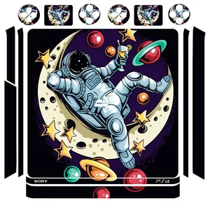 برچسب پلی استیشن ۴ اسلیم مدل space 07 مجموعه 14 عددی