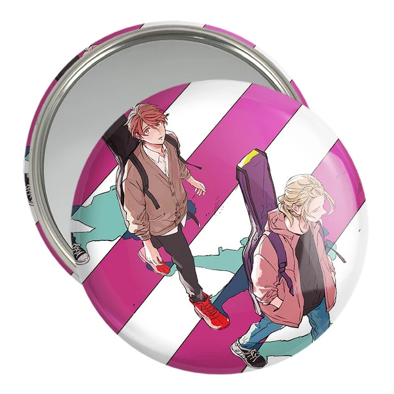 آینه جیبی خندالو مدل هاروکی و مافویو انیمه گیون Given  کد 13088