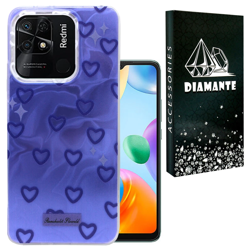 کاور دیامانته مدل Ghalbi Bk مناسب برای گوشی موبایل شیائومی Poco C40