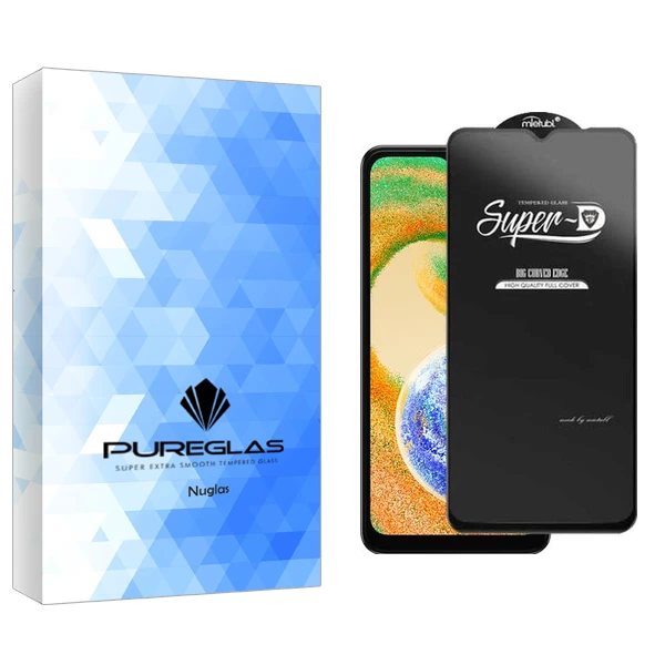 محافظ صفحه نمایش پیور گلس مدل NuGlas SuperD مناسب برای گوشی موبایل سامسونگ Galaxy A04s