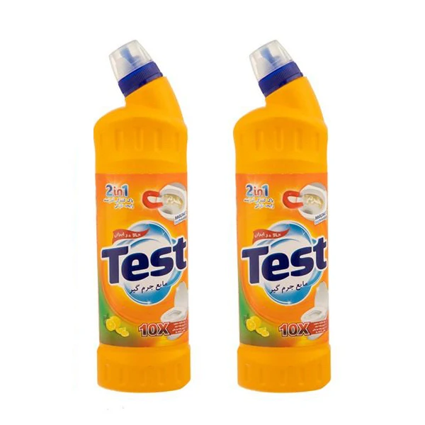 مایع جرمگیر تست مدل Lemon حجم 750 میلی لیتر بسته 2 عددی