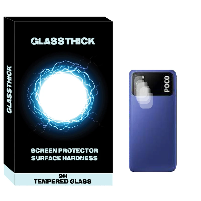 محافظ لنز دوربین مدل Gtl-04 مناسب برای گوشی موبایل شیائومی POCO M3 بسته چهار عددی