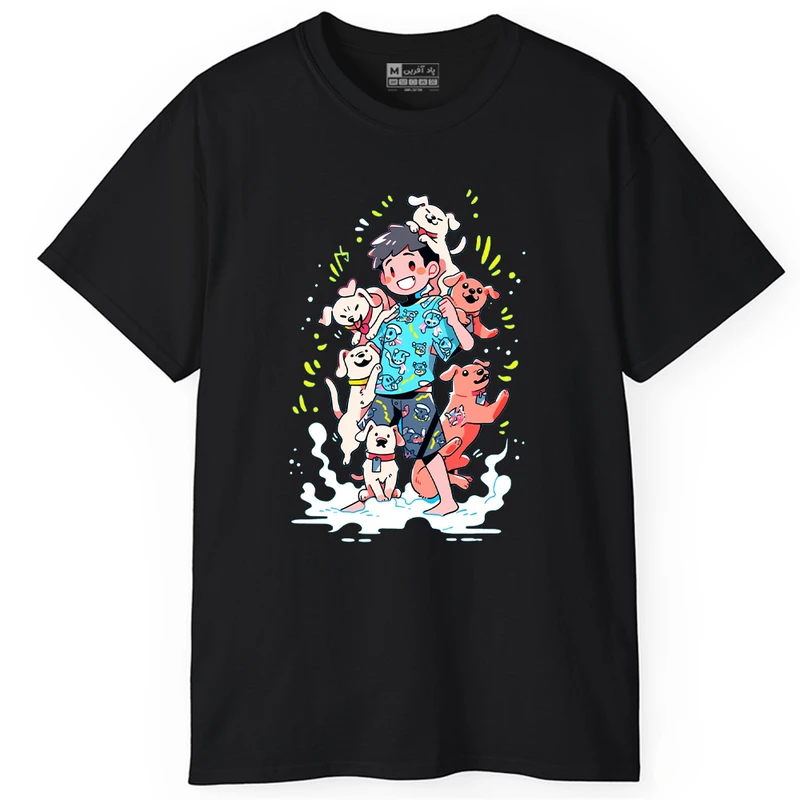 تی‌شرت آستین کوتاه مردانه پاد آفرین مدل PT509