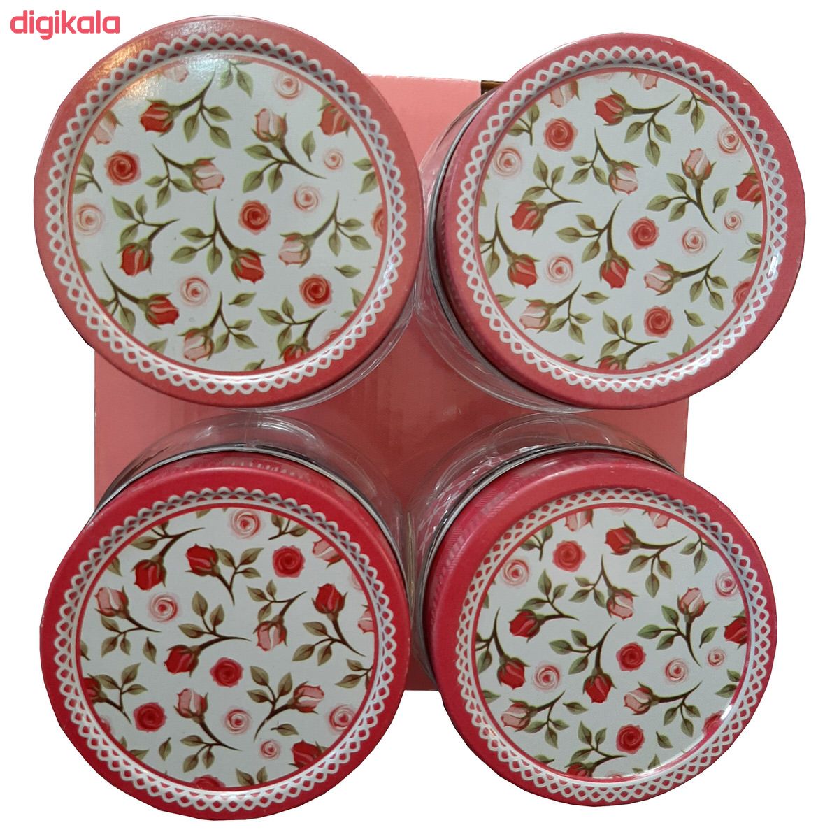 جای ادویه 4 پارچه زیبا مدل ژیلوس main 1 2
