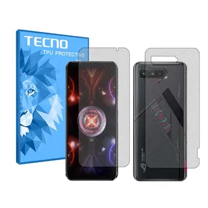 Tecno Resistant model Matte screen protector suitable for Asus ROG Phone 5s Pro mobile phone along with the back of the phone