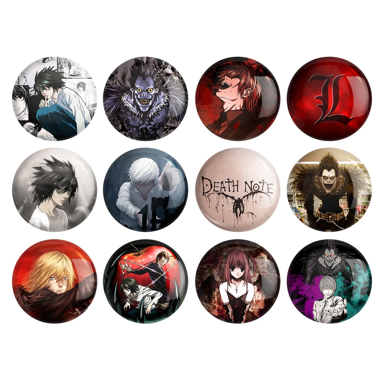 پیکسل خندالو مدل انیمه دفترچه مرگ Death Note کد 442 مجموعه 12 عددی