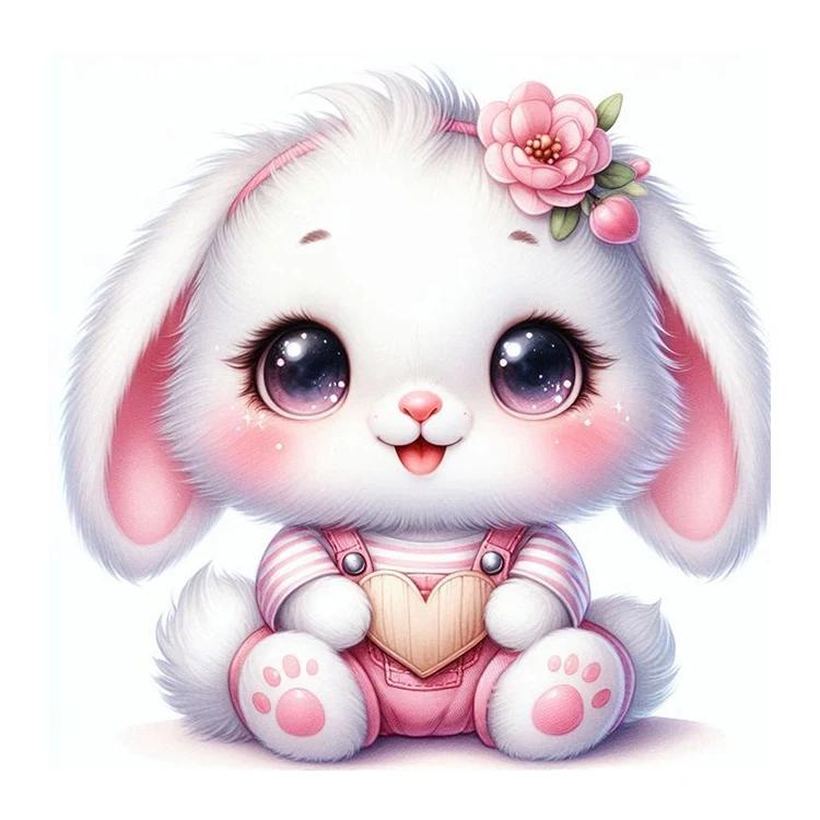 استیکر پارچه و لباس پاد آفرین مدل خرگوش کد 335