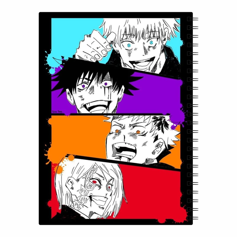 دفتر مشق 70 برگ لنکامر مدل جوجوتسو کایسن کد LA5-085rc