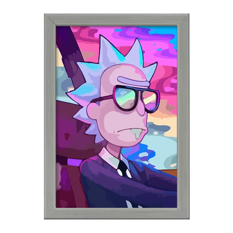 تابلو خندالو طرح انیمیشن ریک و مورتی Rick and Mort کد 26389