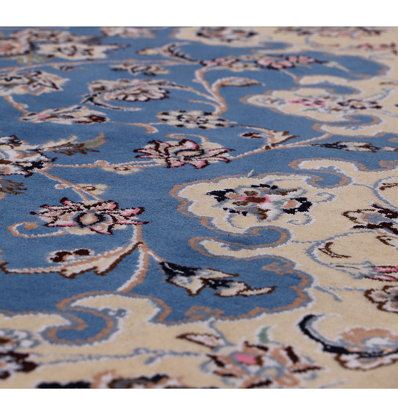 فرش دستبافت چهار متری مدل دایره کد 140281