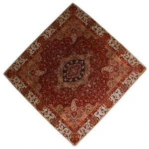 رومیزی ترمه مدل مربع کد 70