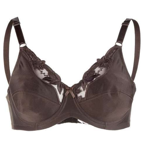 سوتین زنانه لین مدل تک گل عروس کد 521