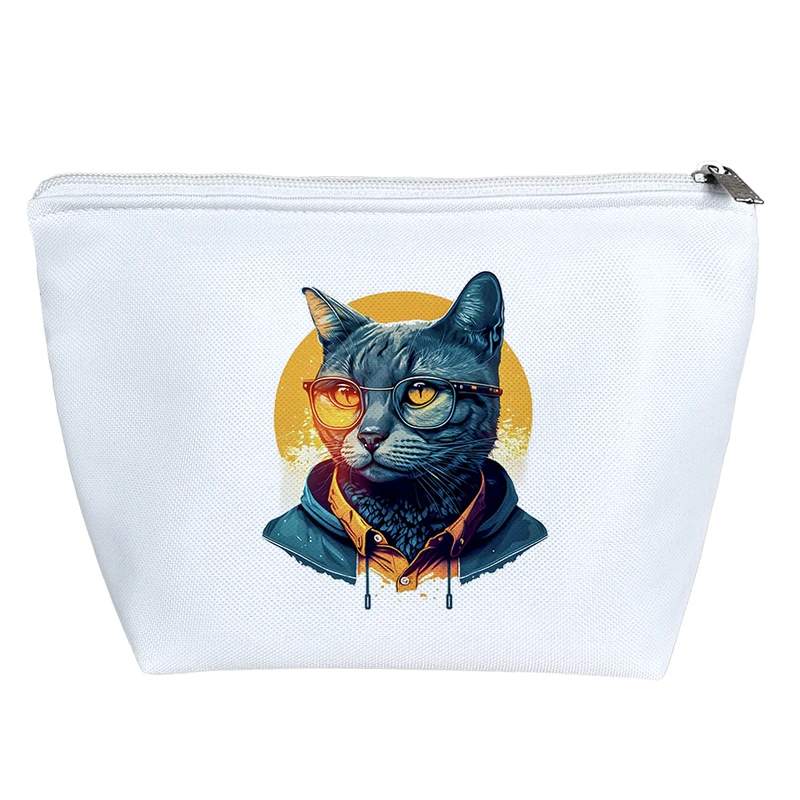 کیف لوازم آرایش دخترانه خندالو مدل گربه Cat کد H696