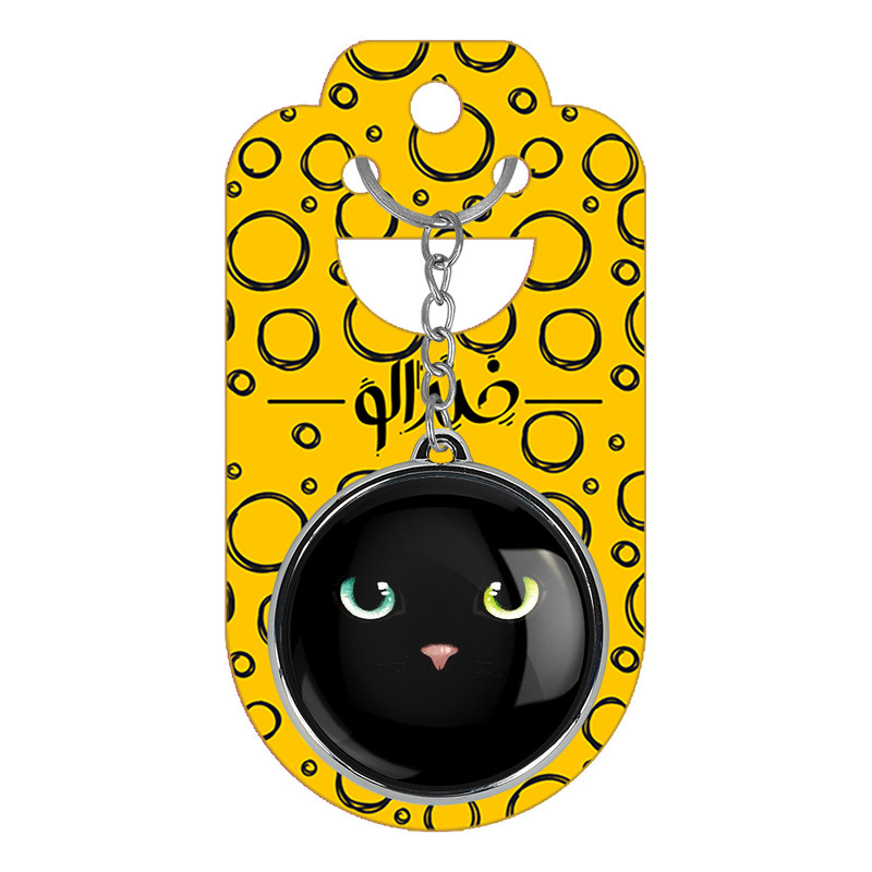 جاکلیدی خندالو طرح گربه Cat مدل دوطرفه کد 2332123332