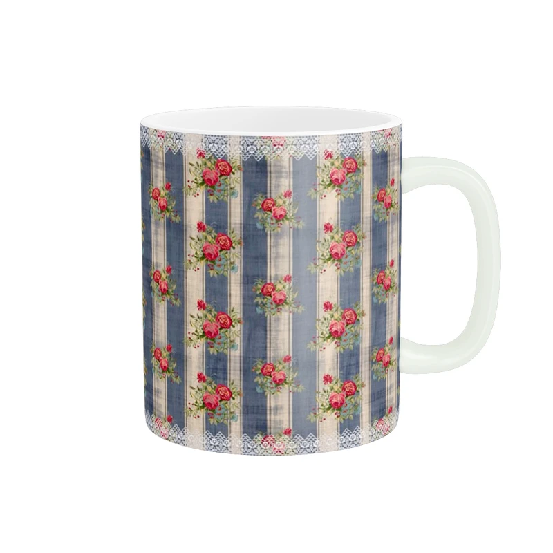 ماگ پاد آفرین طرح گل  کد 3779