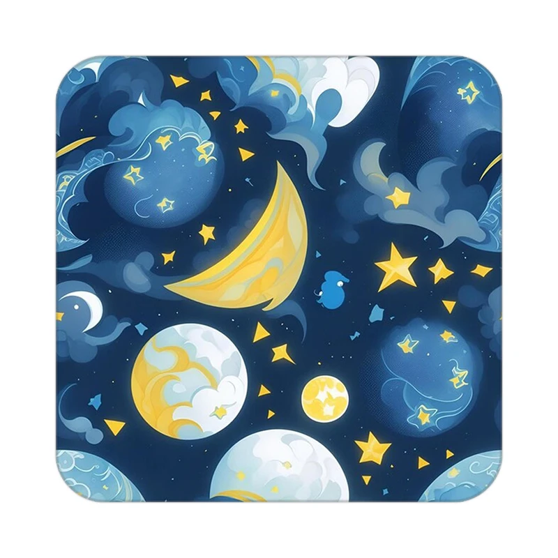 زیر لیوانی کاکتی طرح ماه و ستاره مدل mp52959