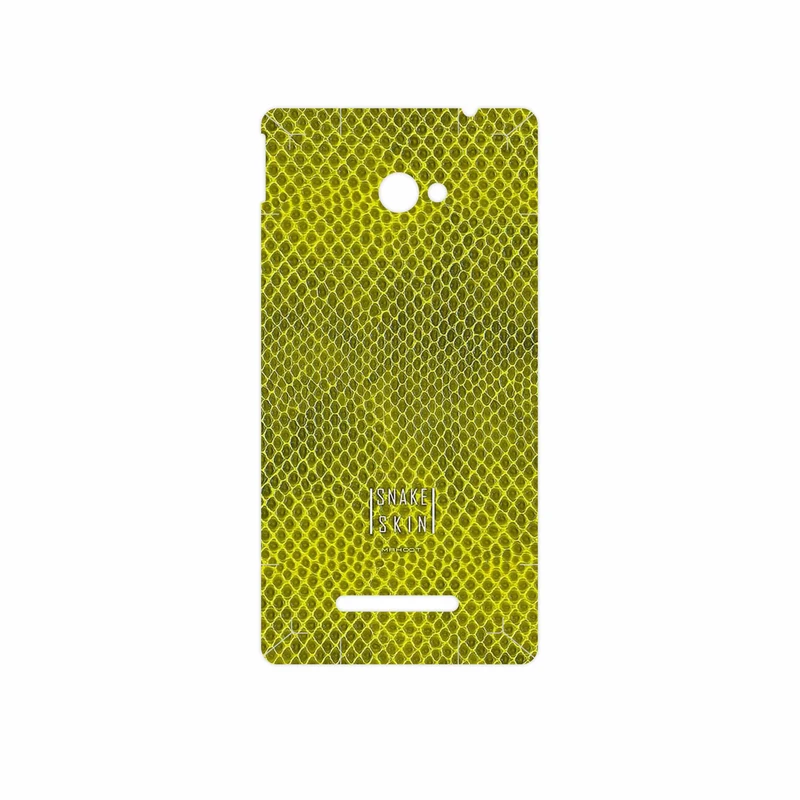 برچسب پوششی ماهوت مدل Yellow Snake Skin مناسب برای گوشی موبایل اچ تی سی 8X