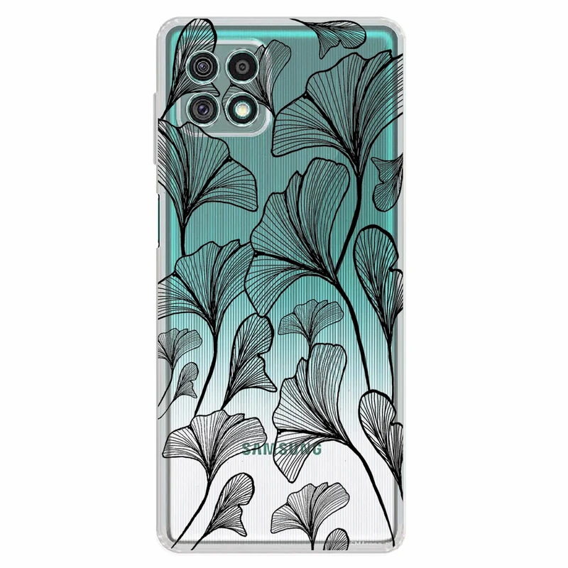 کاور مگافون طرح برگ مدل C51-B مناسب برای گوشی موبایل سامسونگ Galaxy A22 5G