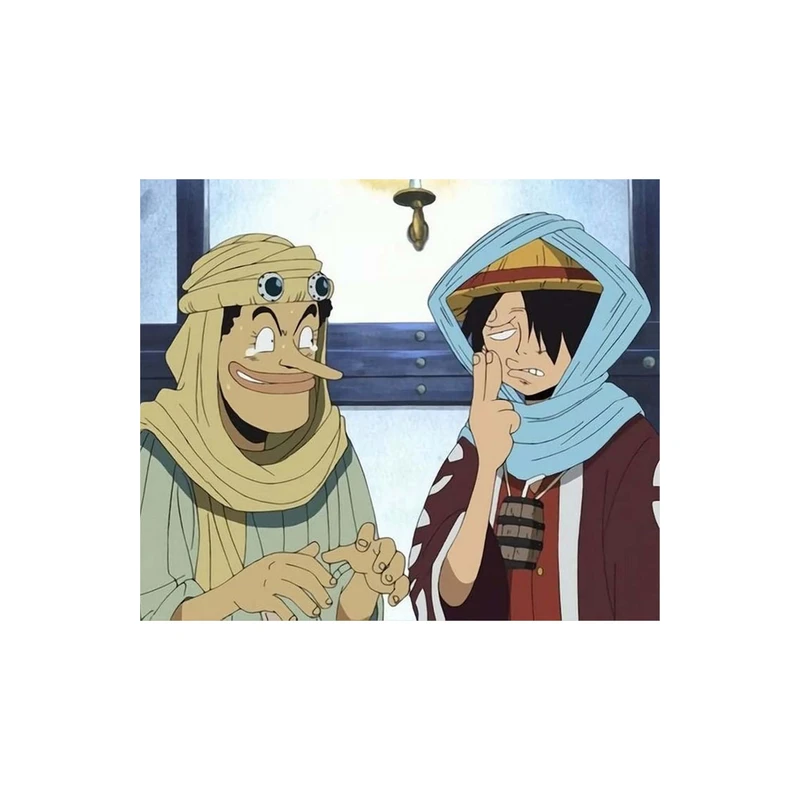استیکر لپ تاپ و موبایل مدل انیمه طرح وان پیس اوسوپ one piece usopp کد 4687