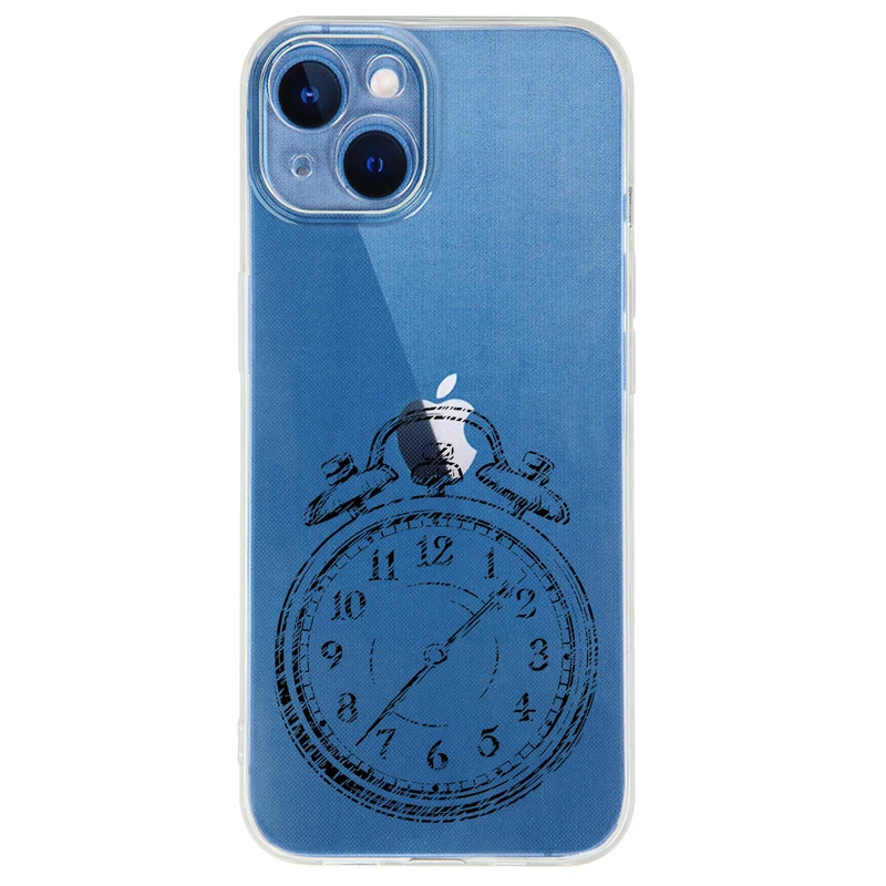 کاور مگافون طرح ساعت مدل C64-B مناسب برای گوشی موبایل اپل iPhone 13