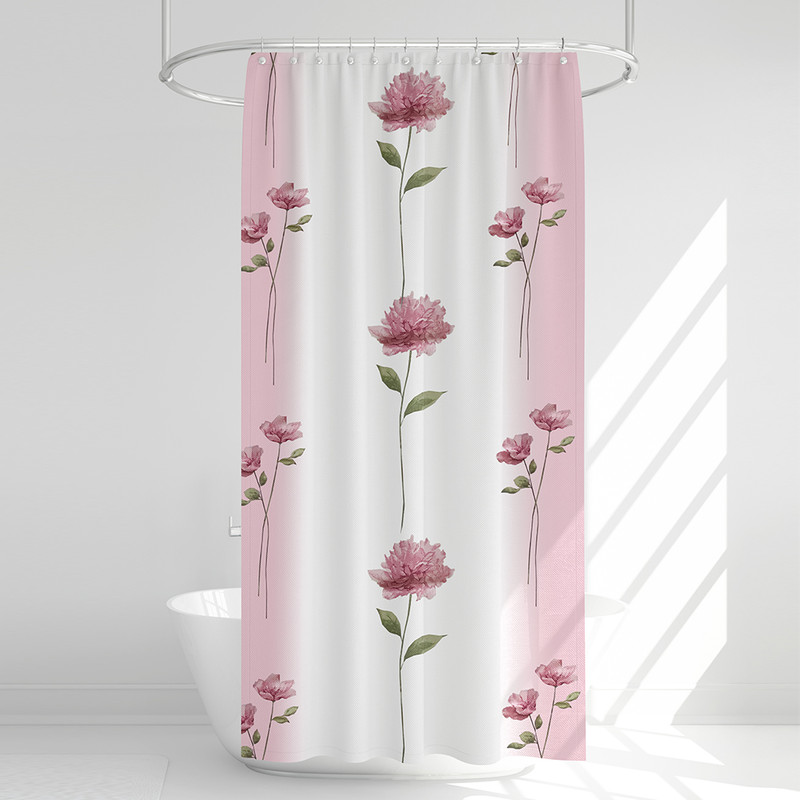 پرده حمام آرمیتا کد W031 سایز 180 × 200 سانتی‌ متر