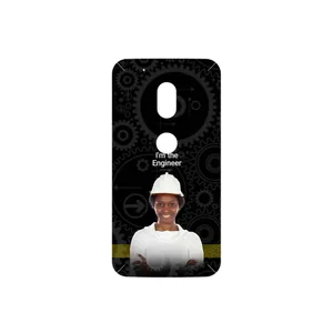 MAHOOT Engineer Cover Sticker for Motorola Moto G4 Play