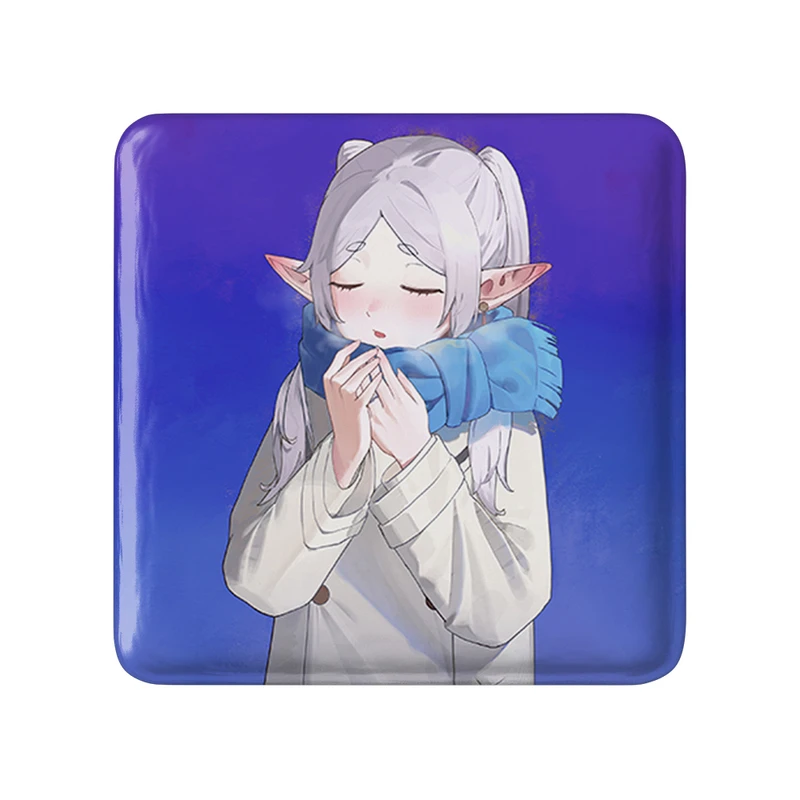 پیکسل خندالو طرح انیمه فریرن (Frieren) مدل مربعی کد 33961