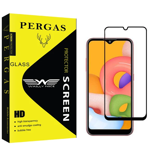 محافظ صفحه نمایش وایلی نایس مدل Pergas مناسب برای گوشی موبایل سامسونگ Galaxy A01