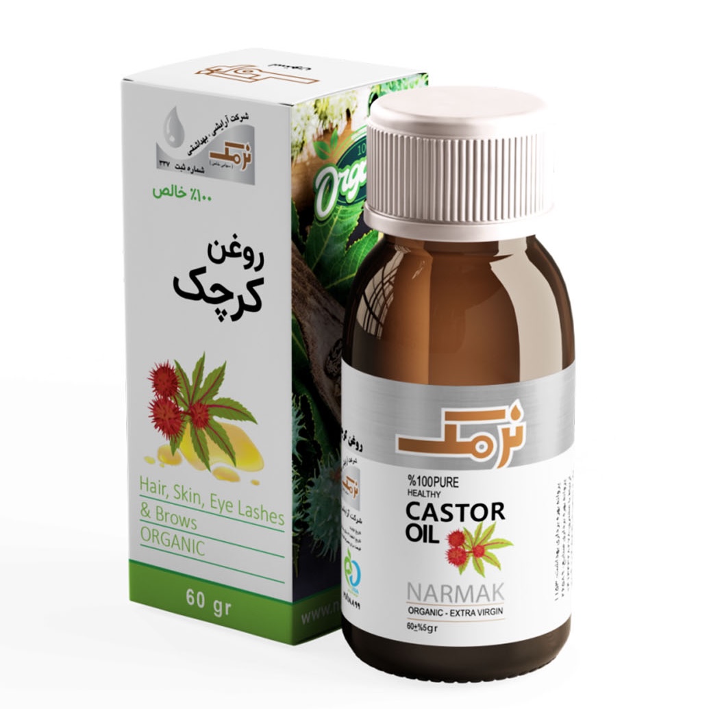 روغن بدن نرمک مدل كرچک وزن 60 گرم