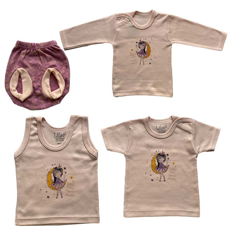 ست 4 تکه لباس نوزادی مدل 780