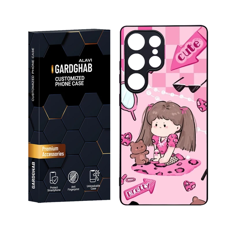 کاور گارد قاب علوی مدل Glass مناسب برای گوشی موبایل سامسونگ Galaxy S25 Ultra