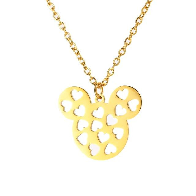 گردنبند طلا 18 عیار زنانه آرا مدل موش