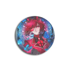 زیر لیوانی مدل انیمیشن هزبین هتل الستور کد Hazbin Hotel 677