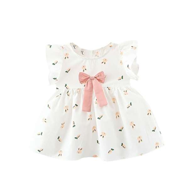 پیراهن دخترانه مدل گلهای بهاری