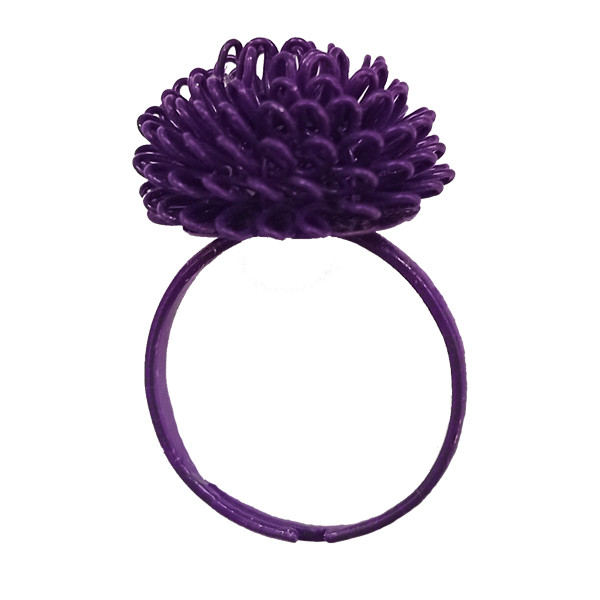 انگشتر دخترانه مدل گل کد 75