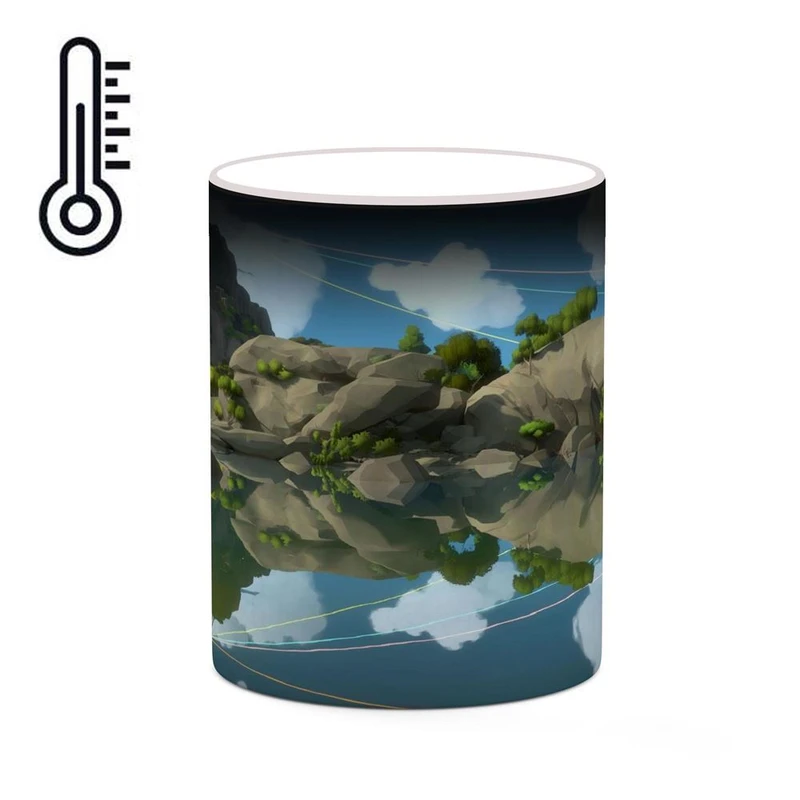 ماگ حرارتی کاکتی مدل بازی The Witness Game کد mgh31183