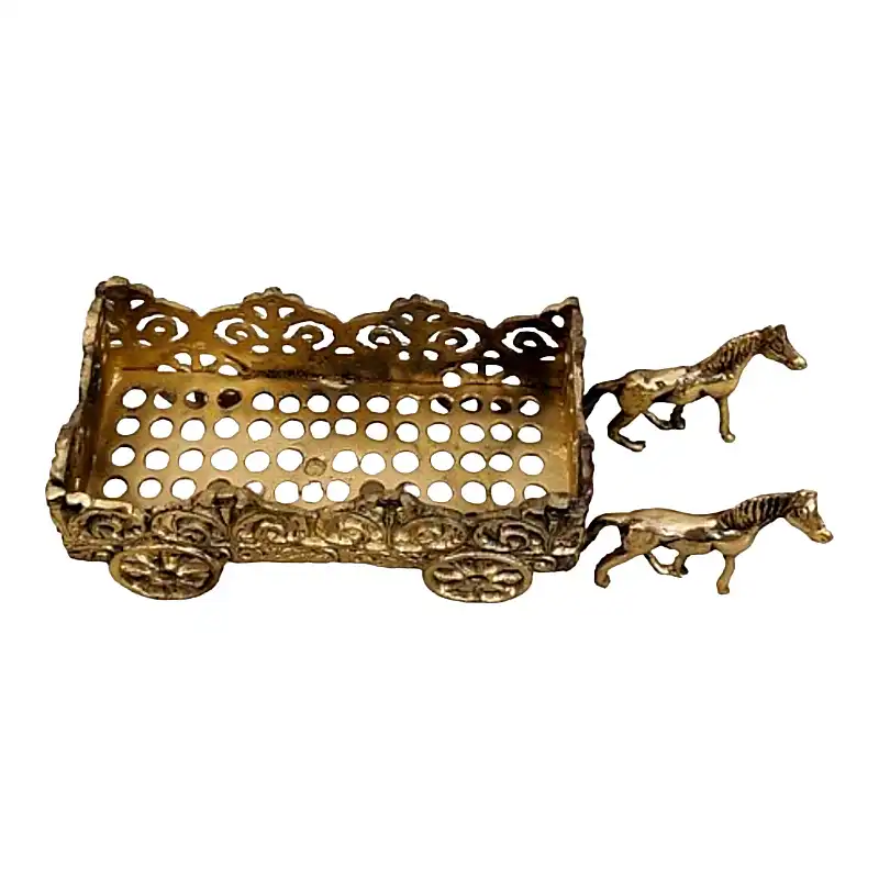 جا قاشقی برنجی مدل کالسکه کد H-1199