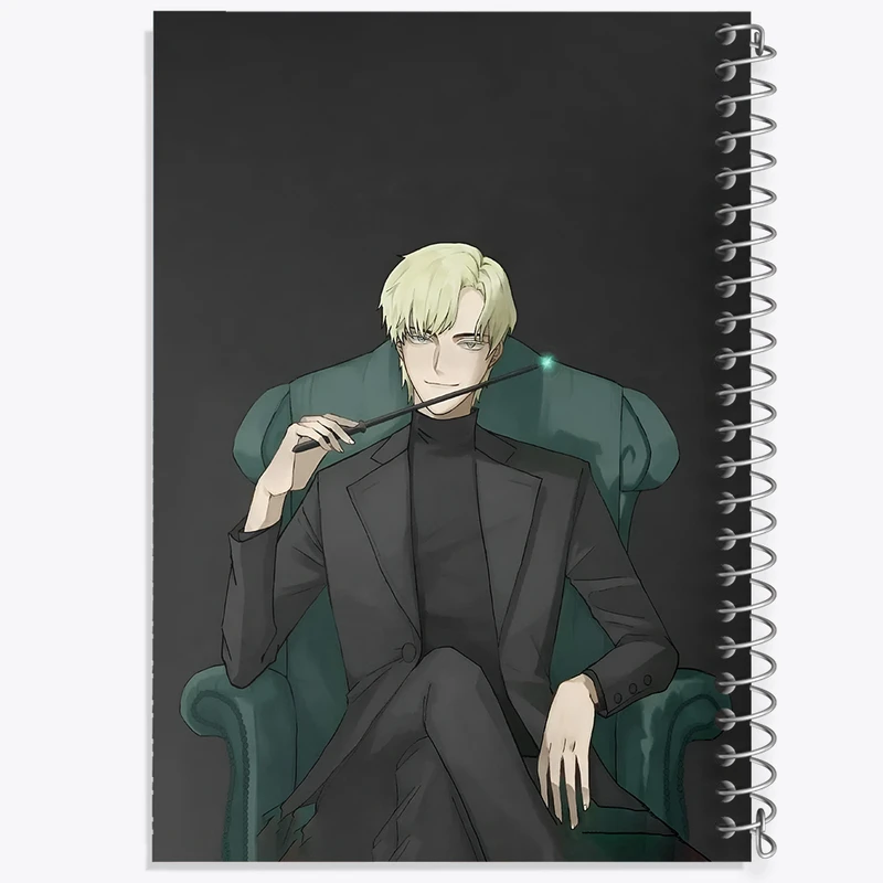 دفتر مشق 50 برگ خندالو طرح مالفوی هری پاتر (Harry Potter) کد N2444