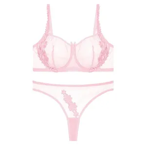 ست شورت و سوتین زنانه مکسوریا مدل توری گل برجسته یونانی کد 02252