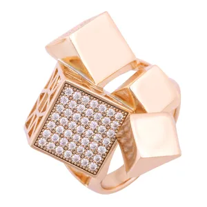 انگشتر زنانه ژوپینگ مدل مکعب کد R3256