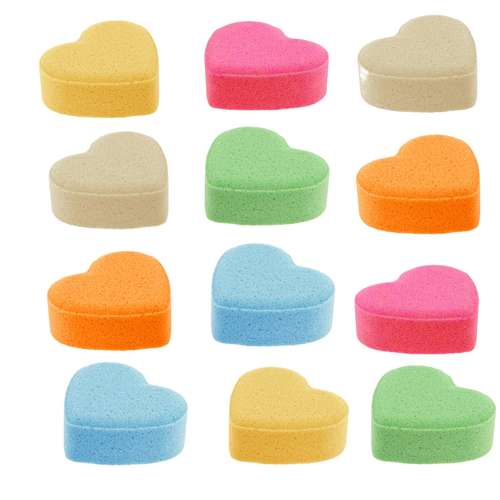  کوکتل پدیکور ایمنس هربال مدل قلب 012 وزن 85 گرم مجموعه 12 عددی